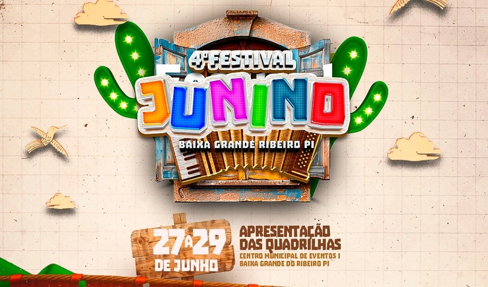 Festa junina em Baixa Grande do Ribeiro