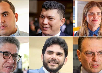 Georgiano Neto, Rubens Vieira, Gracinha, João Mádison, Marcus Vinícius e Gessivaldo Isaías