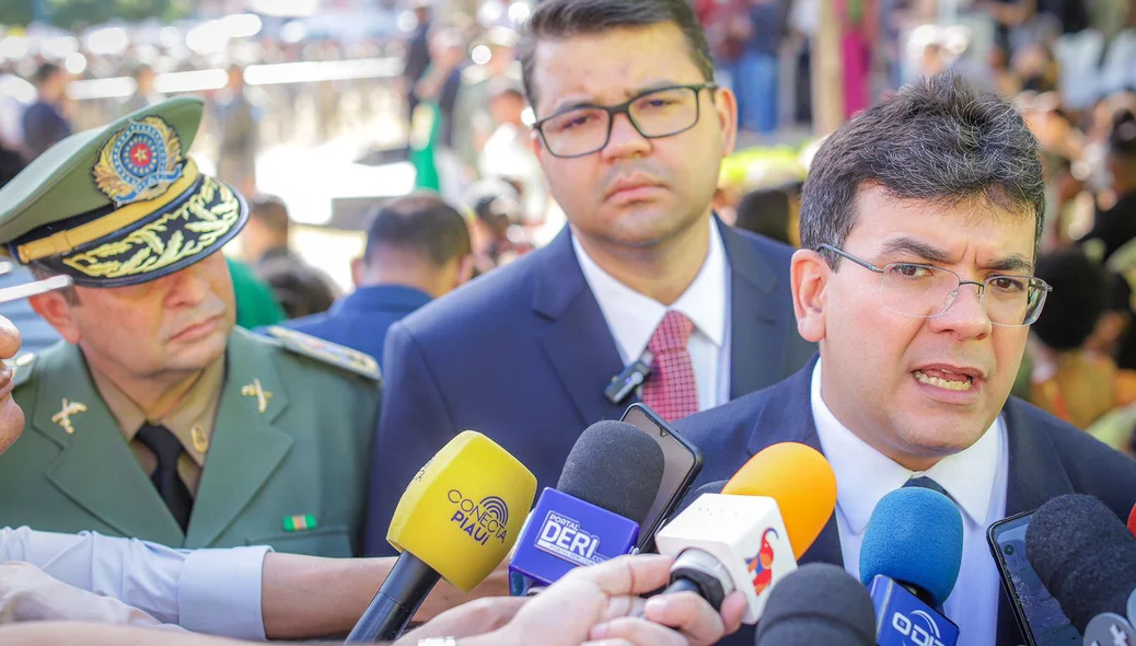 Governador Rafael Fonteles e secretário Chico Lucas