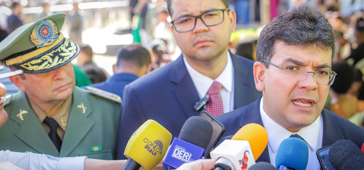 Governador Rafael Fonteles e secretário Chico Lucas
