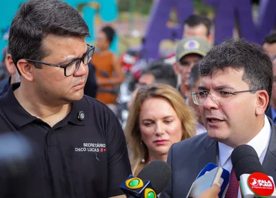Governador Rafael Fonteles e secretário Chico Lucas