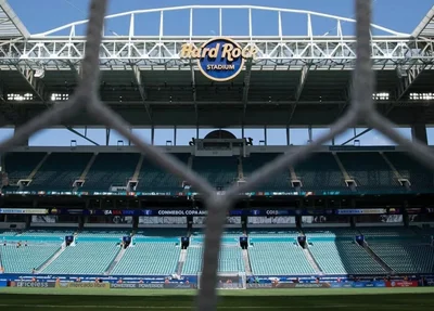 Hard Rock Stadium, localizado em Miami, na Flórida, nos Estados Unidos