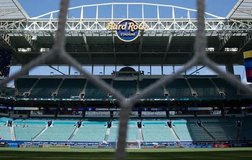 Hard Rock Stadium, localizado em Miami, na Flórida, nos Estados Unidos