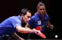 Hugo Calderano e Bruna Takahashi estrearam no WTT Star Contender