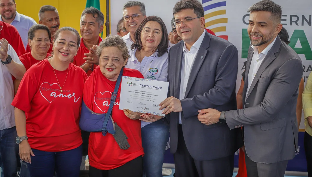 Inauguração de obras do OPA