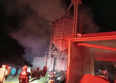Incêndio em fábrica no Distrito Industrial
