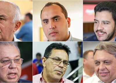 Júlio César, Georgiano Neto, Jadyel Alencar, Florentino Neto e Zé Santana e Júlio Arcoverde