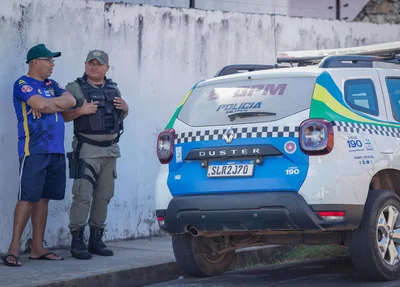 Local onde o corpo foi encontrado no esgoto no Dirceu