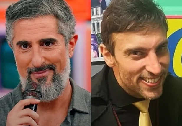 Marcos Mion e Léo Lins