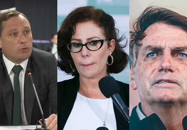 Mauro Cid, Carla Zambelli e Jair Bolsonaro