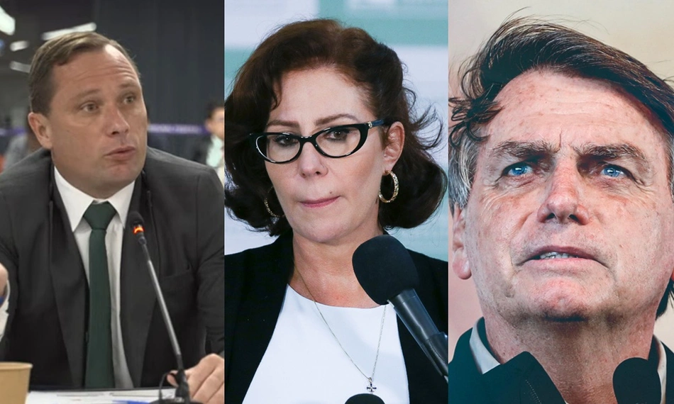 Mauro Cid, Carla Zambelli e Jair Bolsonaro