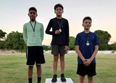 Mesmo após o trauma, Jorge Gabriel, de 14 anos, garantiu medalha de bronze