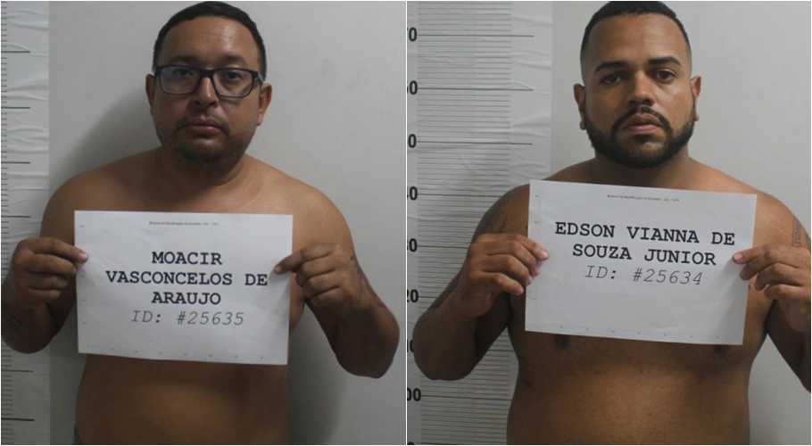 Moacir Vasconcelos e Edson Vianna de Souza Júnior.