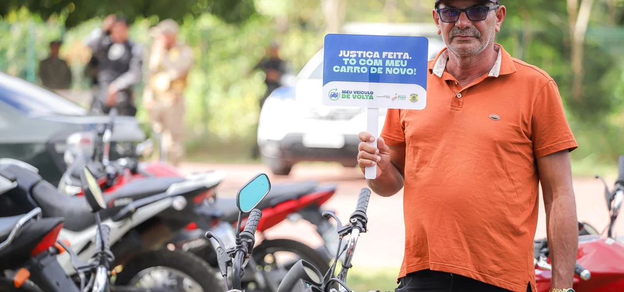 Moto foi devolvida para seu dono
