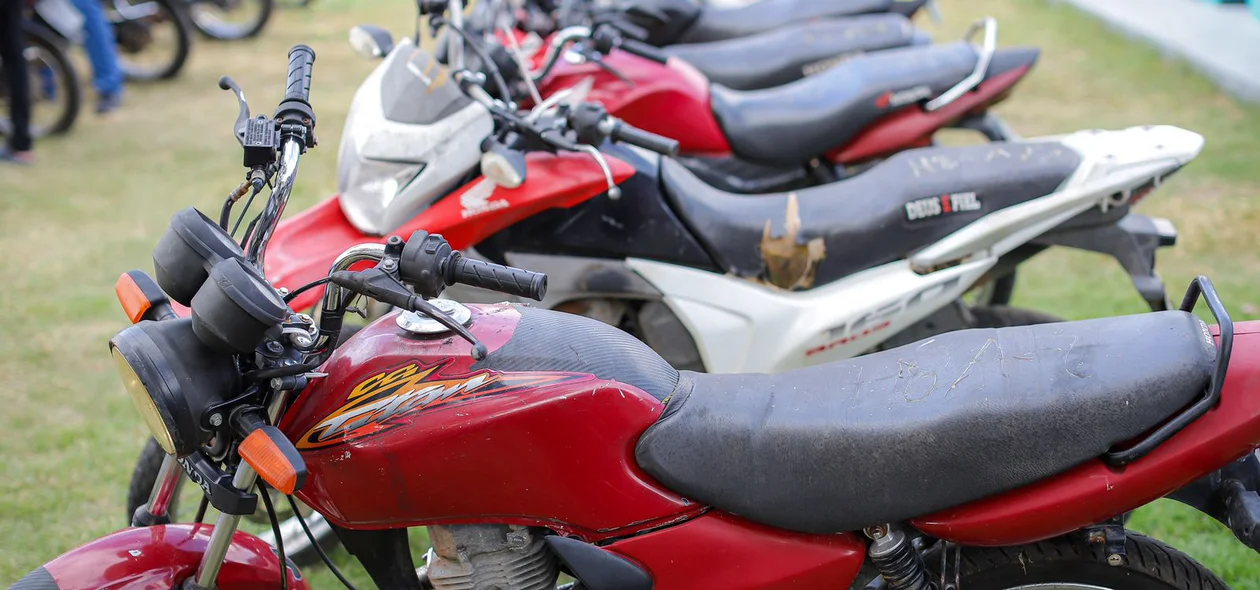 Motocicletas recuperadas durante operações