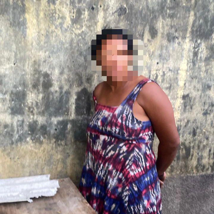 Mulher presa na Operação Ouro Sujo em Parnaíba