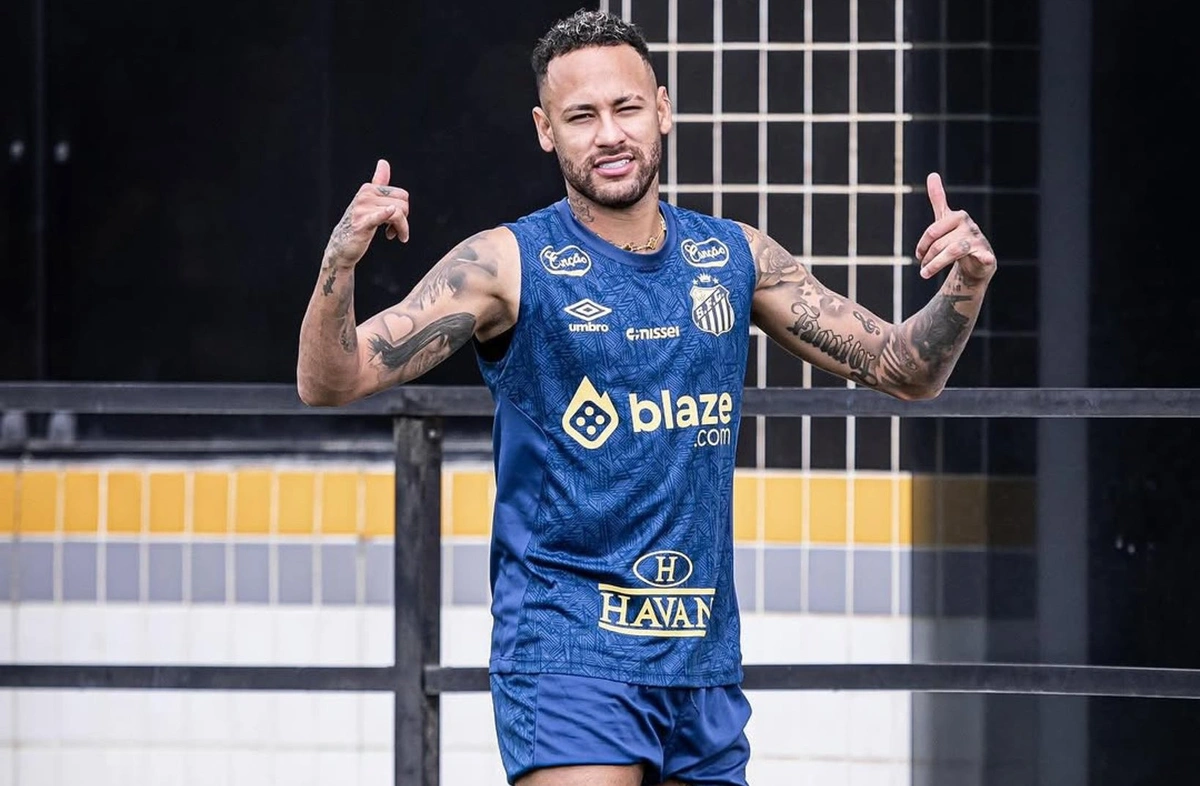 Neymar, atacante do Santos