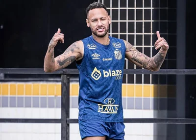Neymar, atacante do Santos