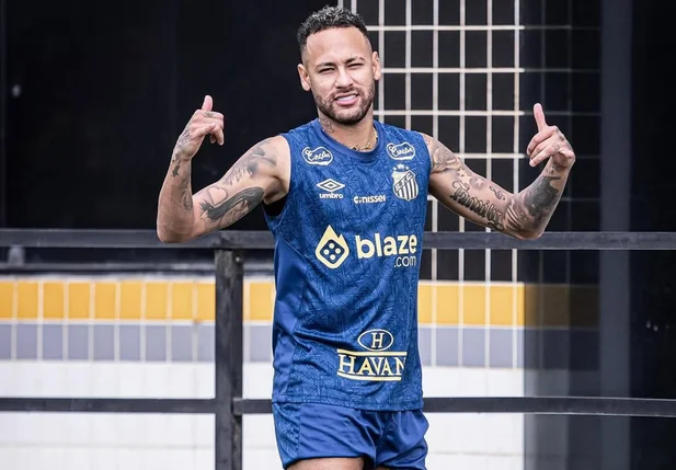 Neymar, atacante do Santos