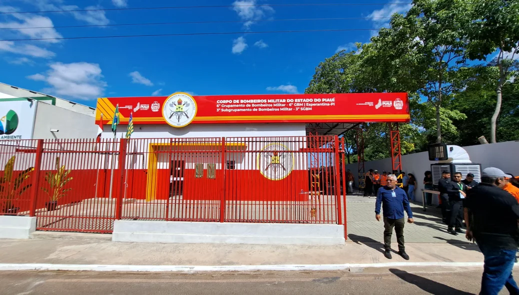Nova sede do Corpo de Bombeiros em Esperantina