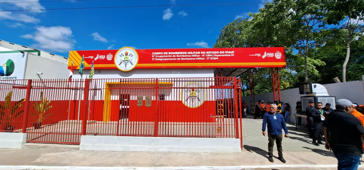 Nova sede do Corpo de Bombeiros em Esperantina