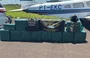O avião decolou do Mato Grosso do Sul e pousou em uma pista clandestina.