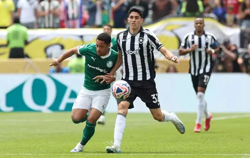 Palmeiras vence o Botafogo e avança às quartas de final do Mundial de Clubes