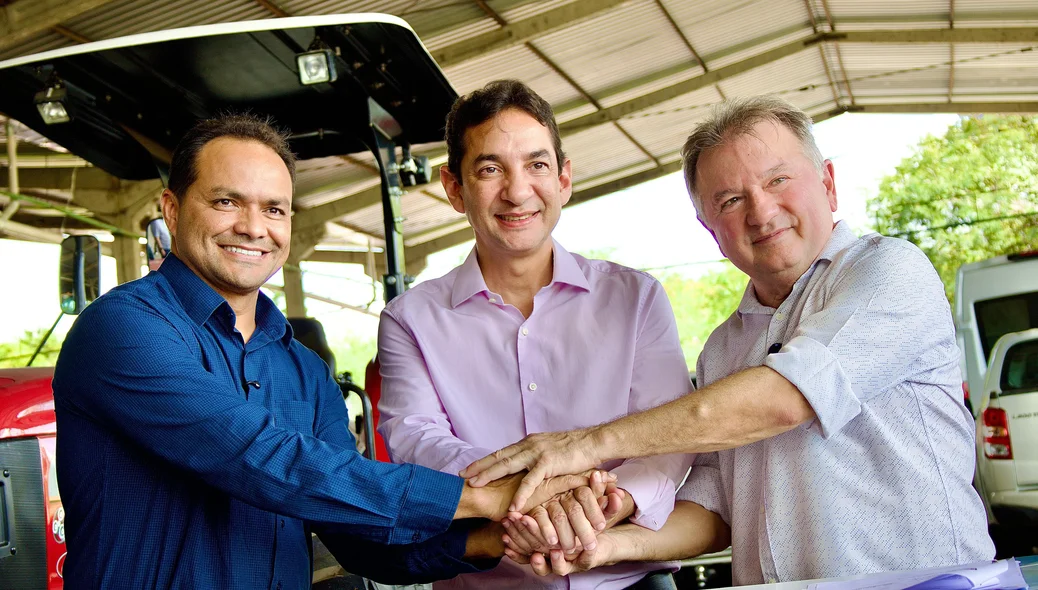 Pedro Gomes, Marcelo Filho e Merlong Solano