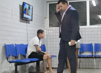 Pedro Henrique Honório Coelho e o advogado Tarcísio Carlos