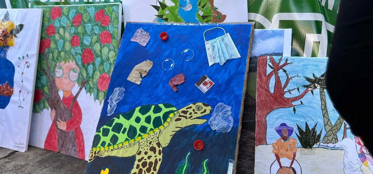Pinturas feitas no evento