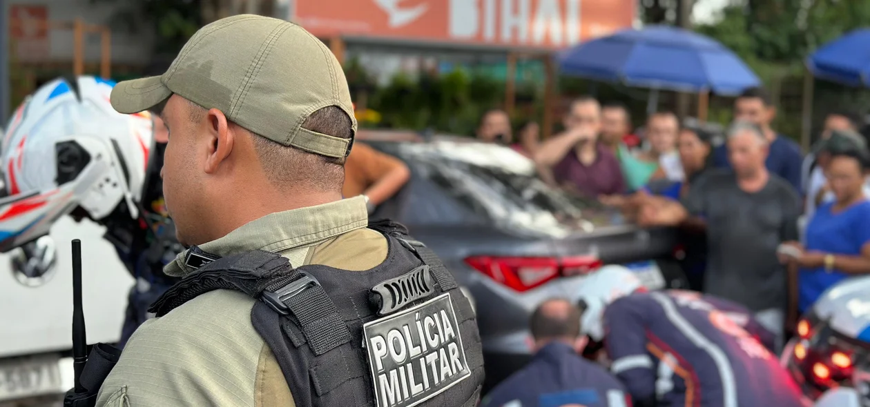 Polícia Militar acionou o SAMU