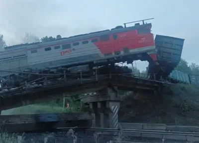 Ponte explodiu na Rússia
