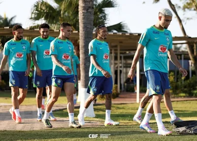 Primeiro treino da Seleção Brasileira sob o comando de Ancelotti aconteceu nesta segunda (02)