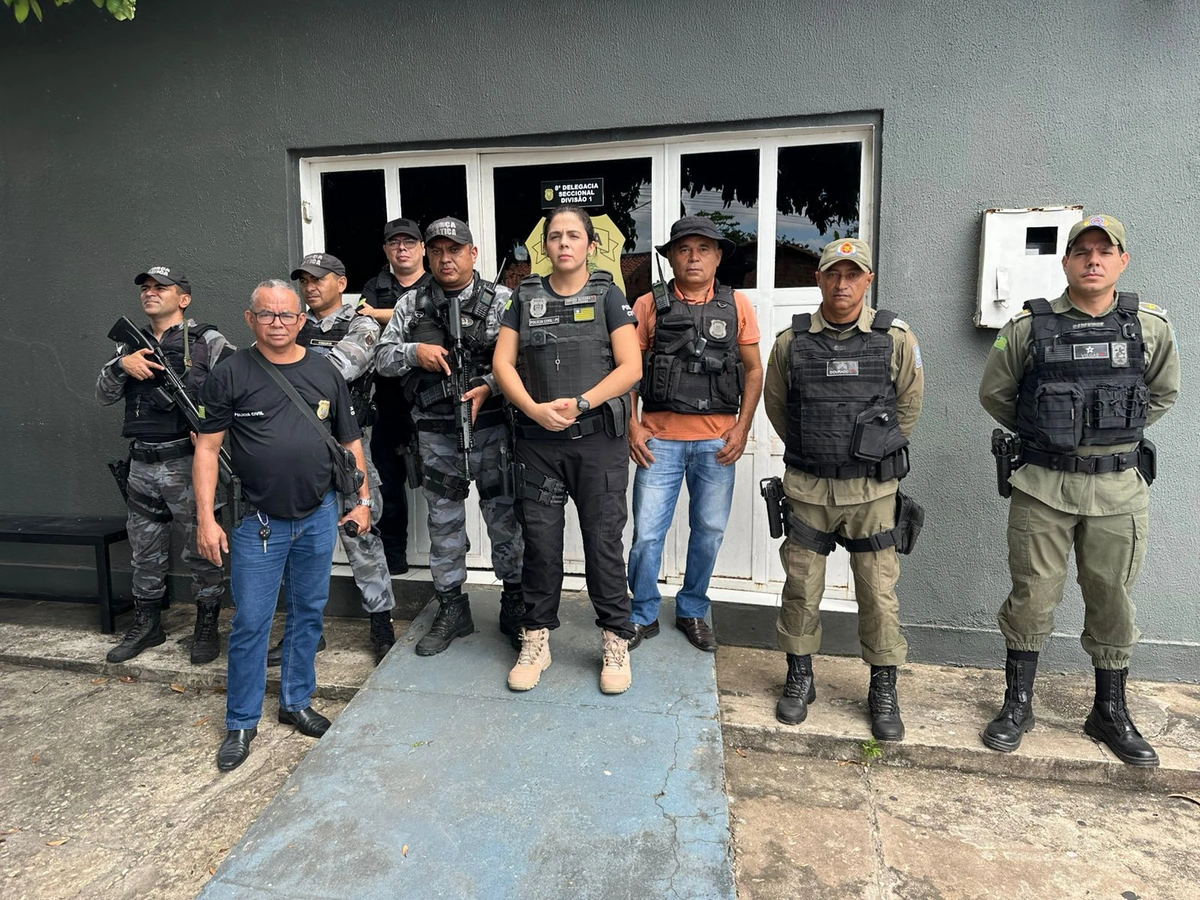 Prisão efetuada pela Polícia Civil e a Polícia Militar