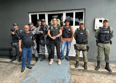 Prisão efetuada pela Polícia Civil e a Polícia Militar