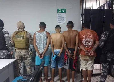 Quatro pessoas presas durante operação da PM na zona norte de Teresina