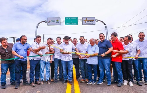 Rafael Fonteles entrega pavimentação e recuperação da PI 245 em Isaías Coelho