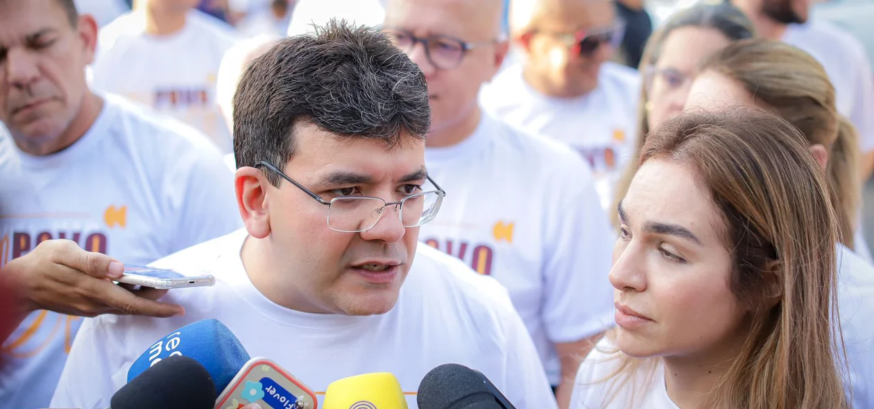 Rafael Fonteles na Marcha para Jesus 2025