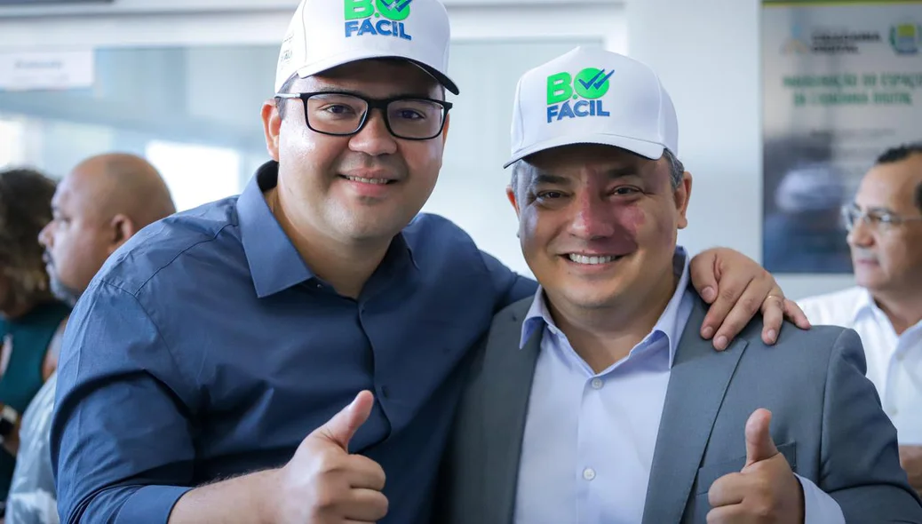 Secretário Chico Lucas e delegado Luccy Keiko