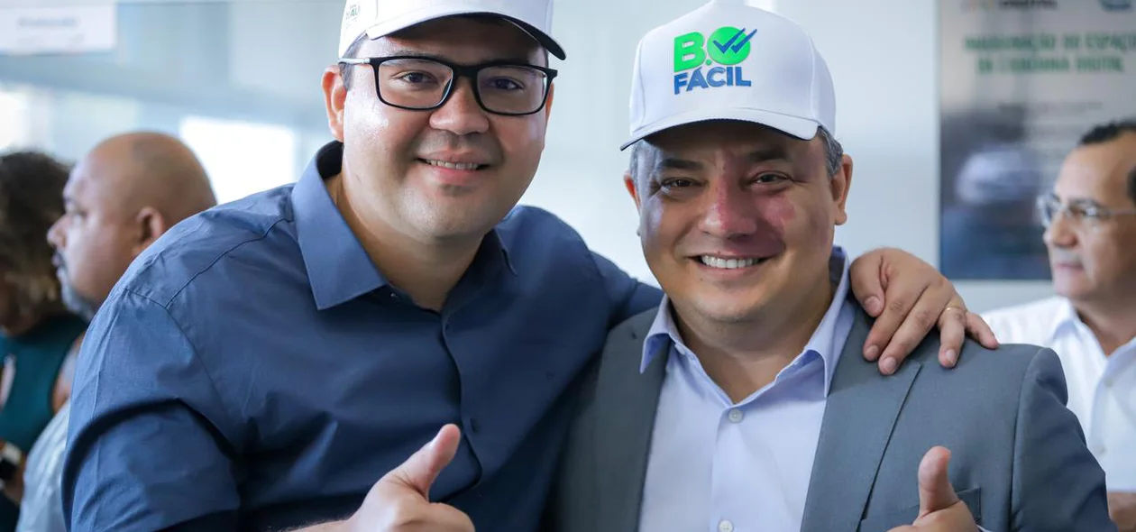 Secretário Chico Lucas e delegado Luccy Keiko