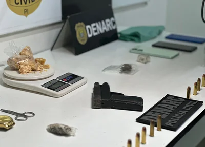 Um dos presos portava arma de fogo