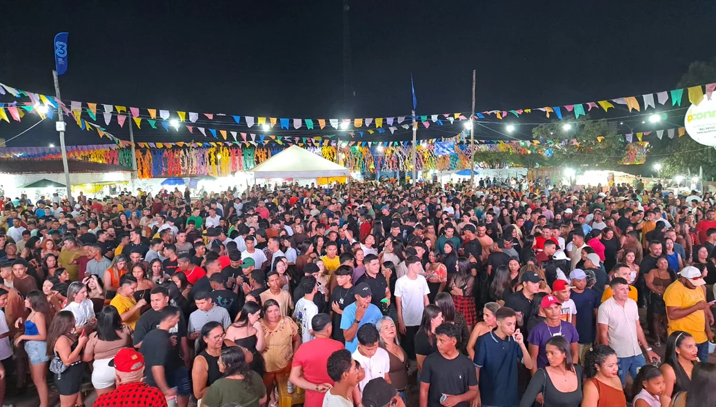 A população durante o evento