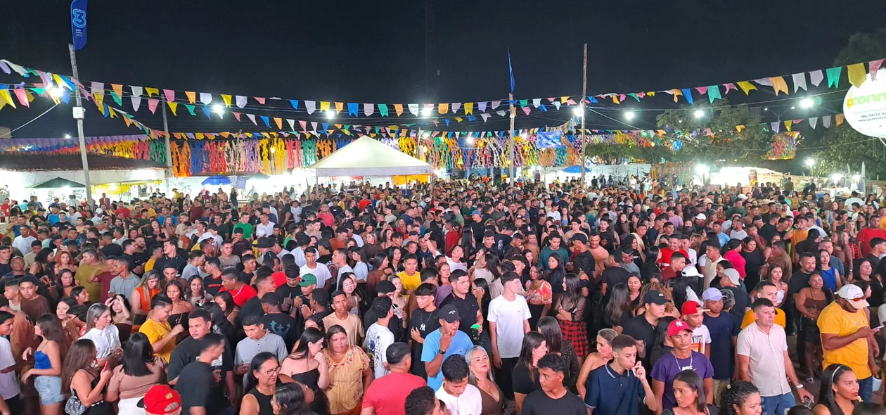 A população durante o evento