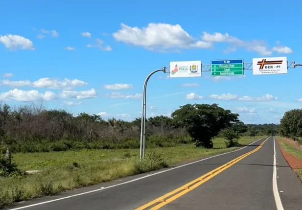A rota inicia em Cocal, na PI-309