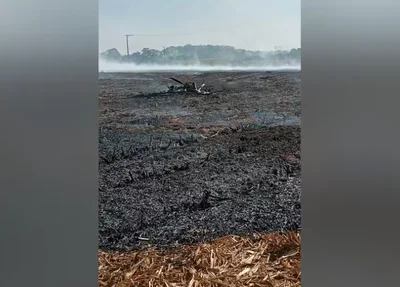 Aeronave caiu em Bocaina, no estado de São Paulo