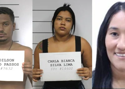 Alandilson e suas duas ex-mulheres, Carla Bianca e Poliana Bezerra