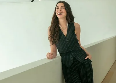 Anne Hathaway nas gravações de Diabo Veste Prada 2