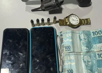 Arma de fogo apreendida pela PMPI