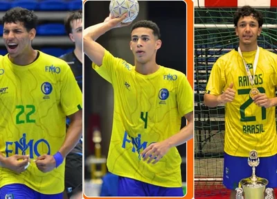 Armador direito Luiz Henrique, ponta Luis Filipi e o pivô Vladyson