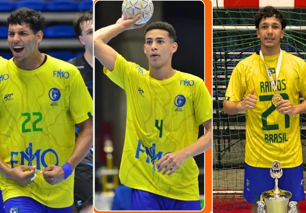 Armador direito Luiz Henrique, ponta Luis Filipi e o pivô Vladyson